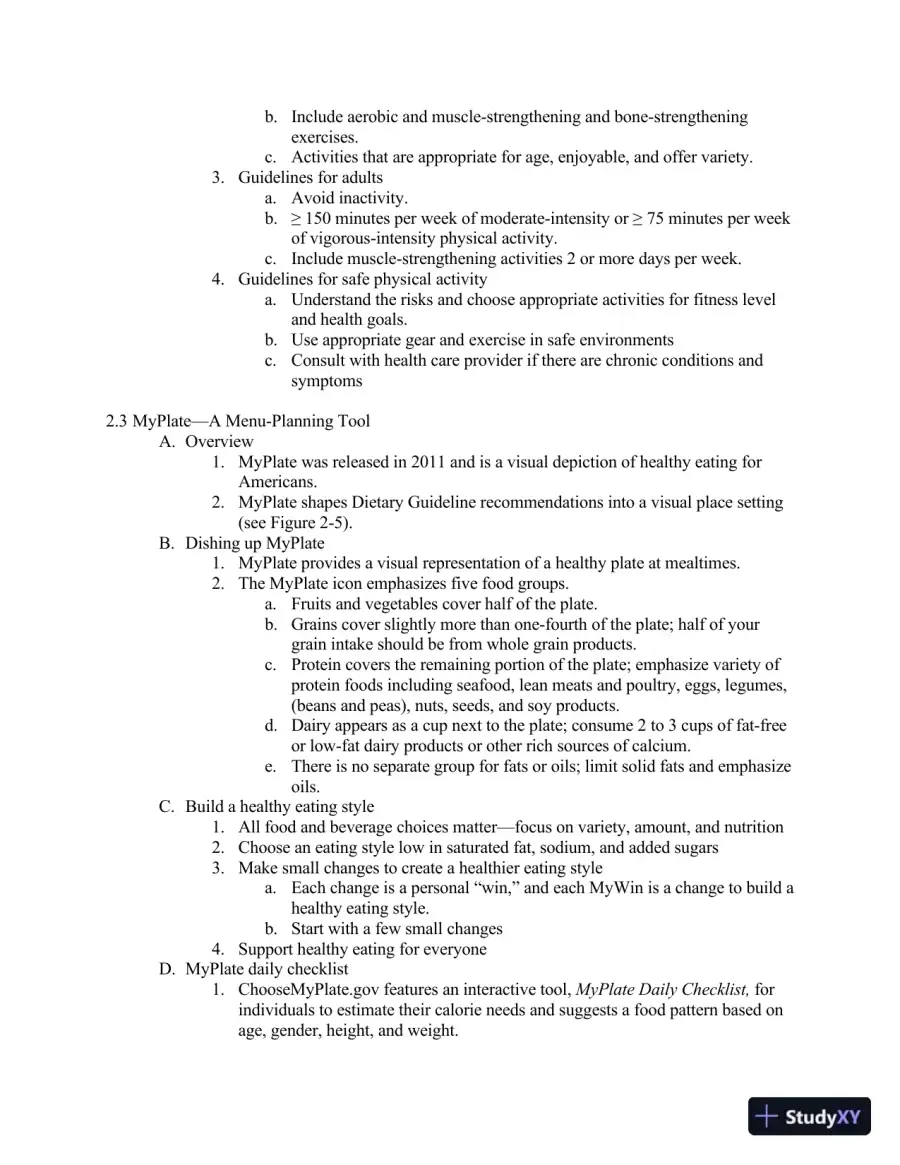 Lecture Notes For Wardlaw's Contemporary Nutrition, 11th Edition, page 19