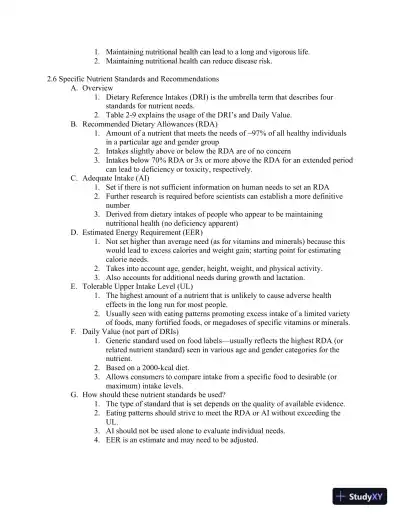Lecture Notes For Wardlaw's Contemporary Nutrition, 11th Edition - Page 22 preview image