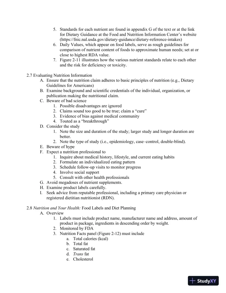 Lecture Notes For Wardlaw's Contemporary Nutrition, 11th Edition, page 23
