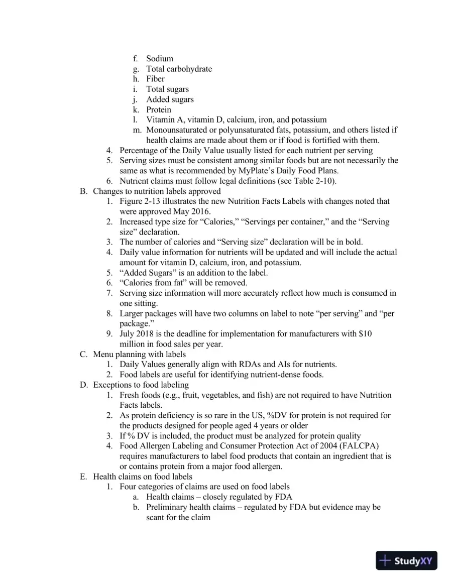 Lecture Notes For Wardlaw's Contemporary Nutrition, 11th Edition, page 24