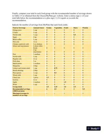 Lecture Notes For Wardlaw's Contemporary Nutrition, 11th Edition - Page 26 preview image