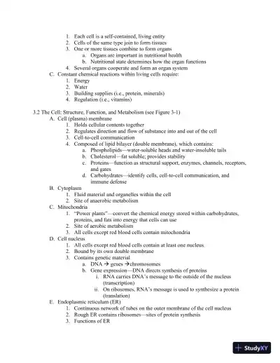 Lecture Notes For Wardlaw's Contemporary Nutrition, 11th Edition - Page 29 preview image