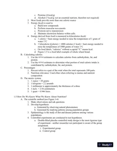Lecture Notes For Wardlaw's Contemporary Nutrition, 11th Edition - Page 7 preview image