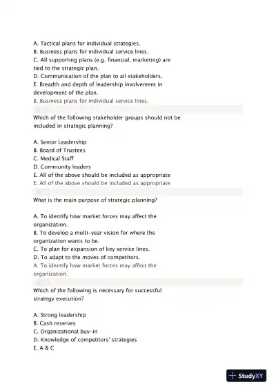 Liberty University BUSI 311 Quiz 3 Complete Solutions Correct Answers Key - Page 11 preview image