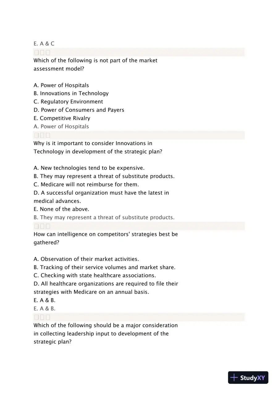 Liberty University BUSI 311 Quiz 3 Complete Solutions Correct Answers Key, page 12