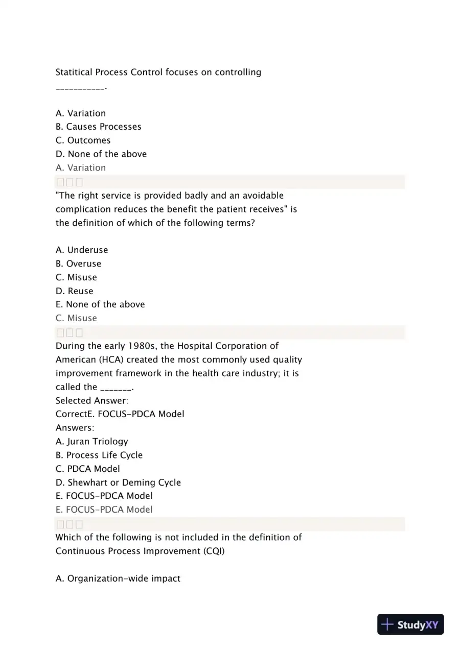 Liberty University BUSI 311 Quiz 3 Complete Solutions Correct Answers Key, page 15