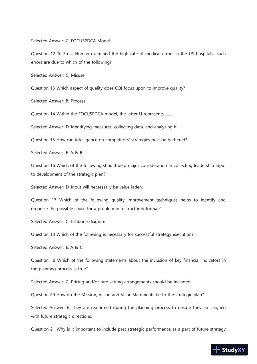 Liberty University BUSI 311 Quiz 3 Complete Solutions Correct Answers Key, page 5