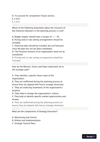 Liberty University BUSI 311 Quiz 3 Complete Solutions Correct Answers Key - Page 9 preview image