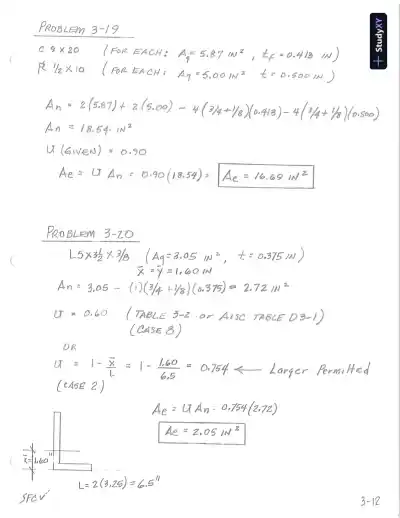 Solution Manual for Structural Steel Design, 6th Edition - Page 13 preview image