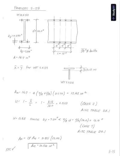 Solution Manual for Structural Steel Design, 6th Edition - Page 16 preview image