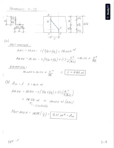 Solution Manual for Structural Steel Design, 6th Edition - Page 9 preview image