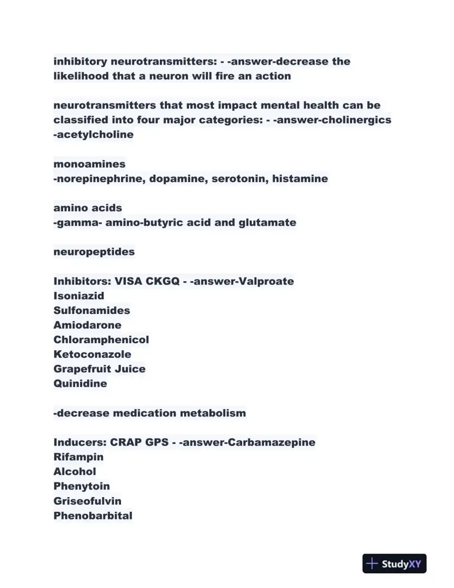 2023-2024 NR546 Pharmacology Midterm Exam With Answers (298 Solved Questions), page 11