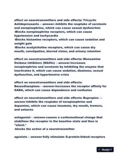 2023-2024 NR546 Pharmacology Midterm Exam With Answers (298 Solved Questions) - Page 13 preview image