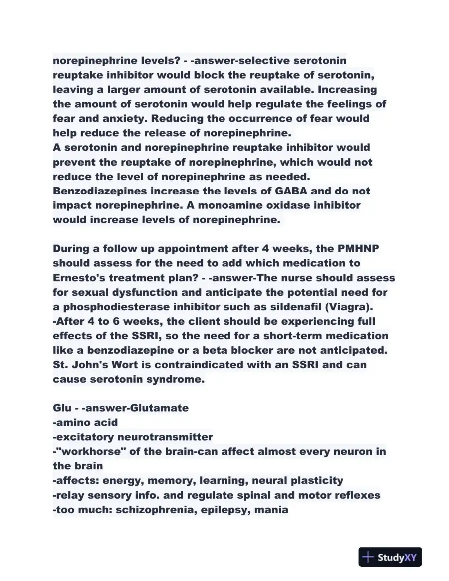 2023-2024 NR546 Pharmacology Midterm Exam With Answers (298 Solved Questions), page 15