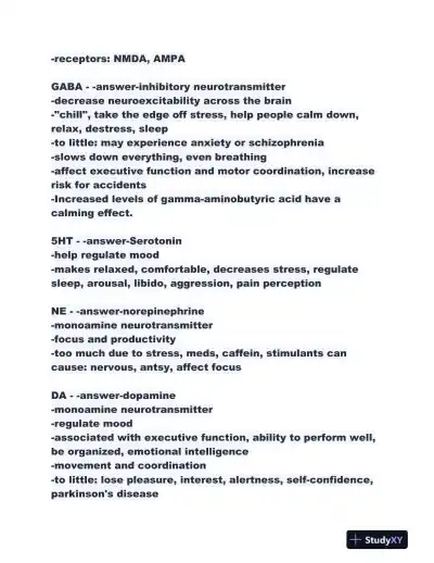2023-2024 NR546 Pharmacology Midterm Exam With Answers (298 Solved Questions) - Page 16 preview image