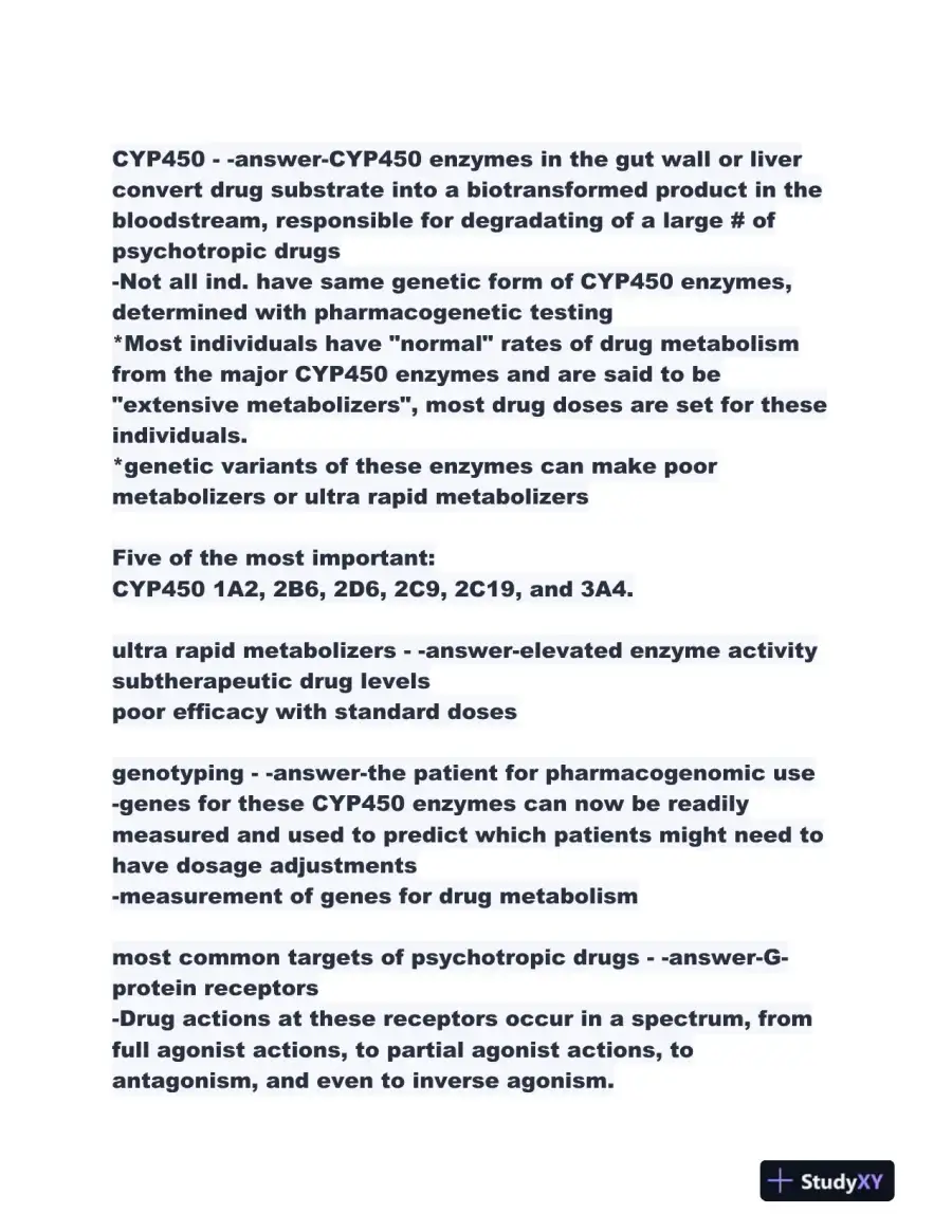 2023-2024 NR546 Pharmacology Midterm Exam With Answers (298 Solved Questions), page 8