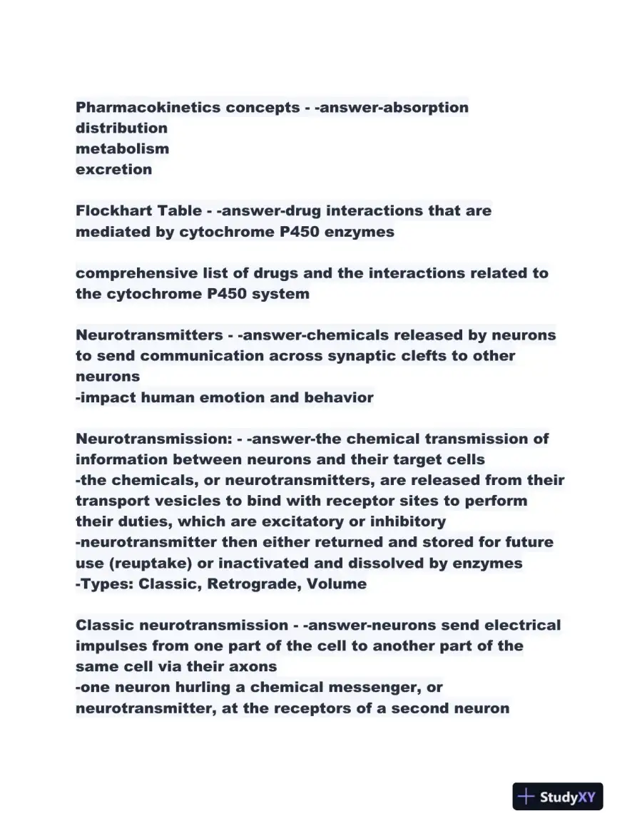 2023-2024 NR546 Pharmacology Midterm Exam With Answers (298 Solved Questions), page 9