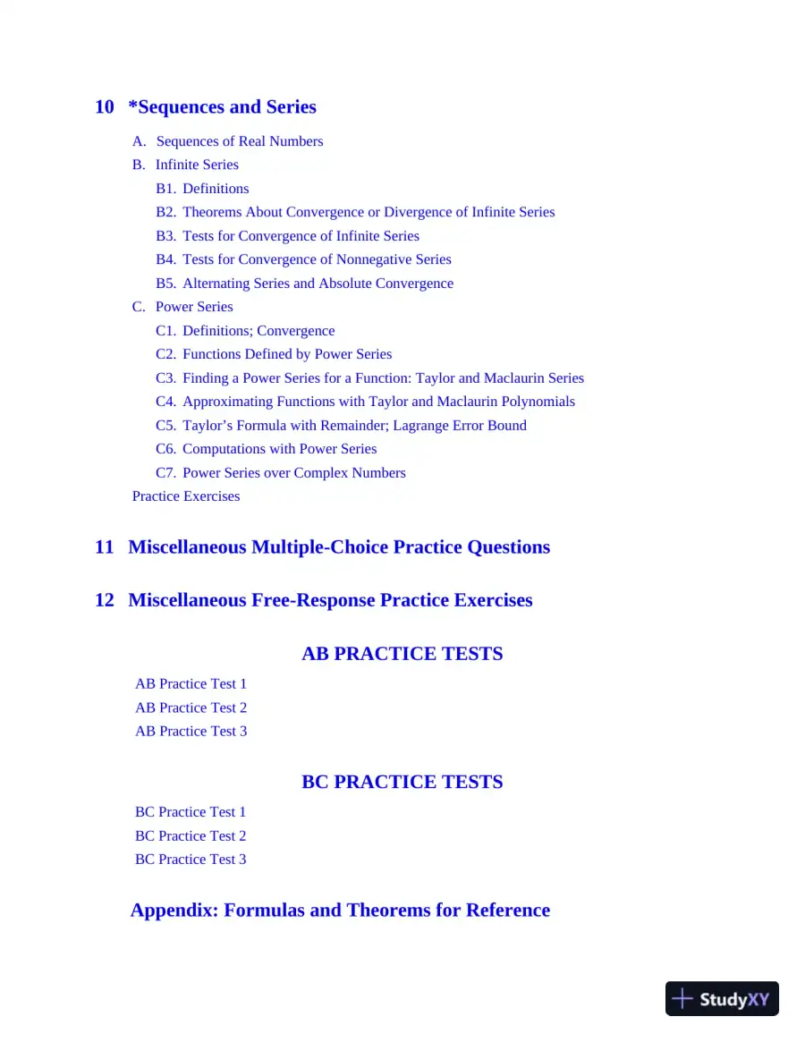 AP Calculus Premium, 2022-2023 (2021), page 11