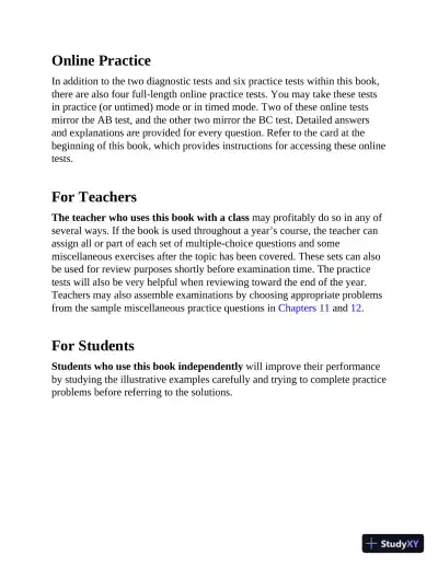 AP Calculus Premium, 2022-2023 (2021) - Page 14 preview image