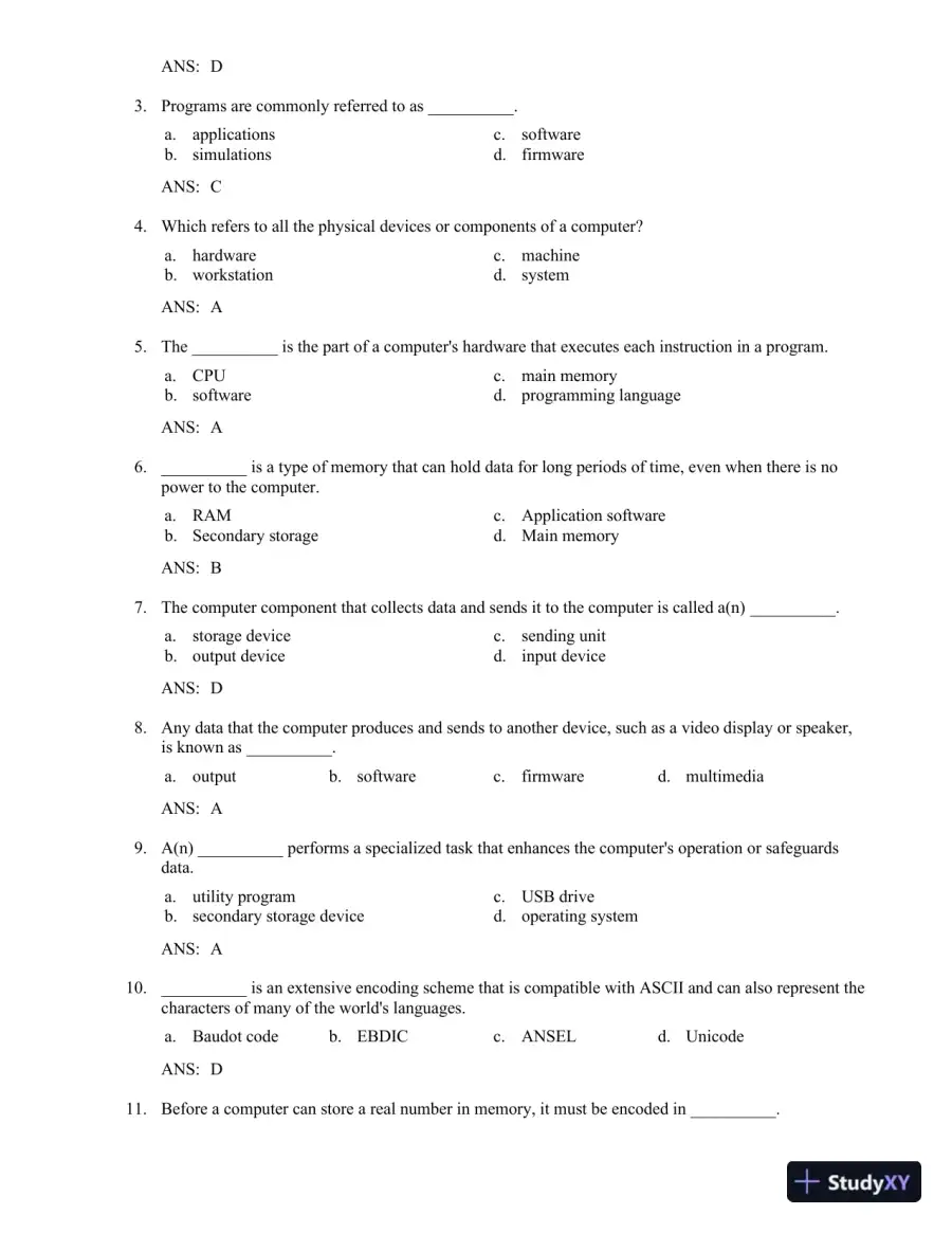 Test Bank for Starting Out With Visual C#, 5th Edition, page 4