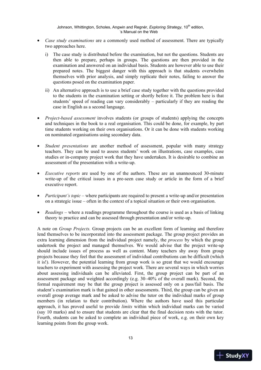 Solution Manual For Exploring Strategy, 10th Edition, page 11