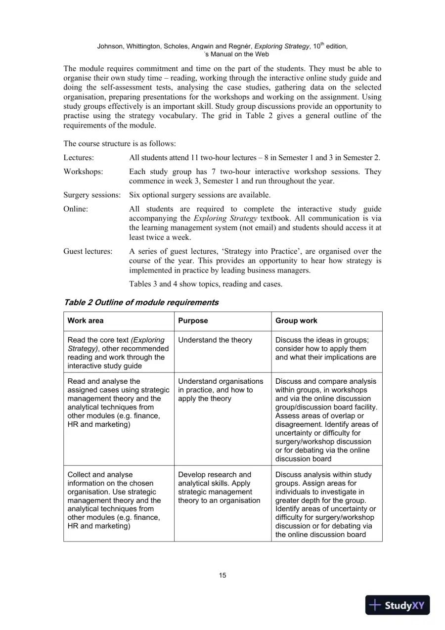 Solution Manual For Exploring Strategy, 10th Edition, page 13