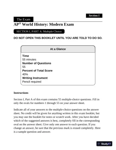 Princeton Review AP World History: Modern Prep, 2023: 3 Practice Tests + Complete Content Review (2022) - Page 26 preview image