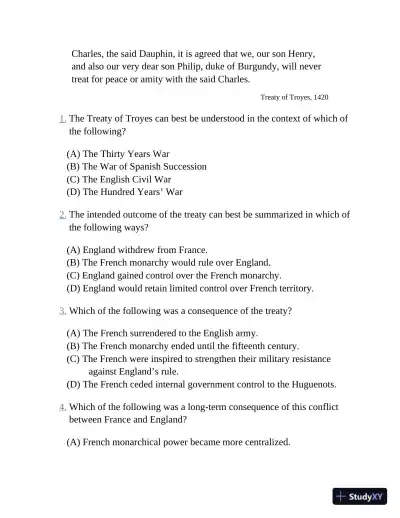 Princeton Review AP World History: Modern Prep, 2023: 3 Practice Tests + Complete Content Review (2022) - Page 30 preview image