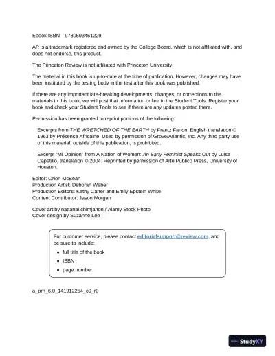 Princeton Review AP World History: Modern Prep, 2023: 3 Practice Tests + Complete Content Review (2022) - Page 5 preview image