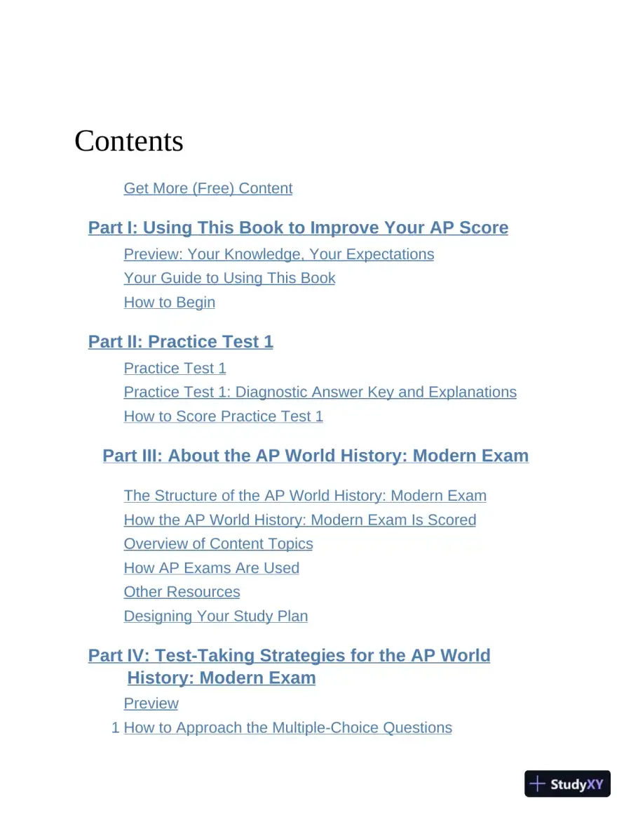 Princeton Review AP World History: Modern Prep, 2023: 3 Practice Tests + Complete Content Review (2022), page 7
