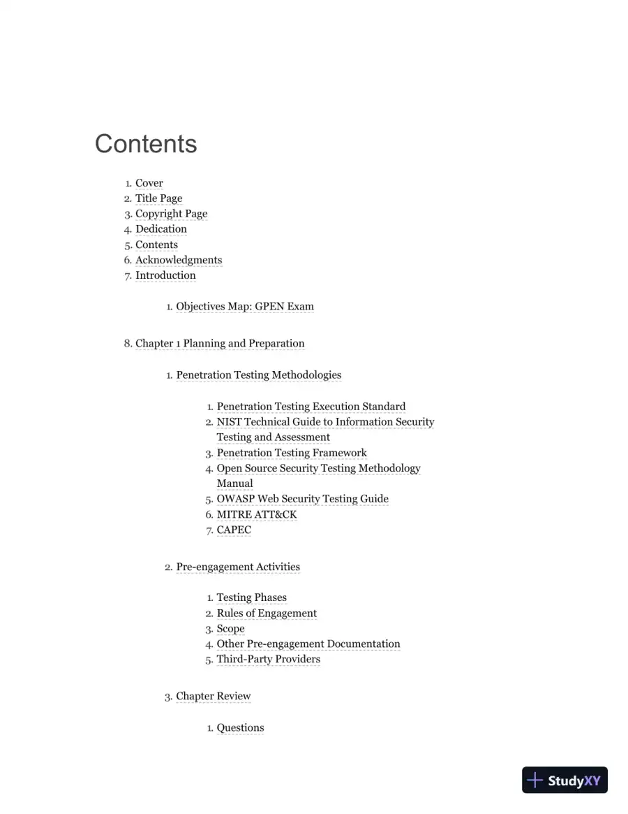 GPEN GIAC Certified Penetration Tester All-in-One Exam Guide (2020), page 3