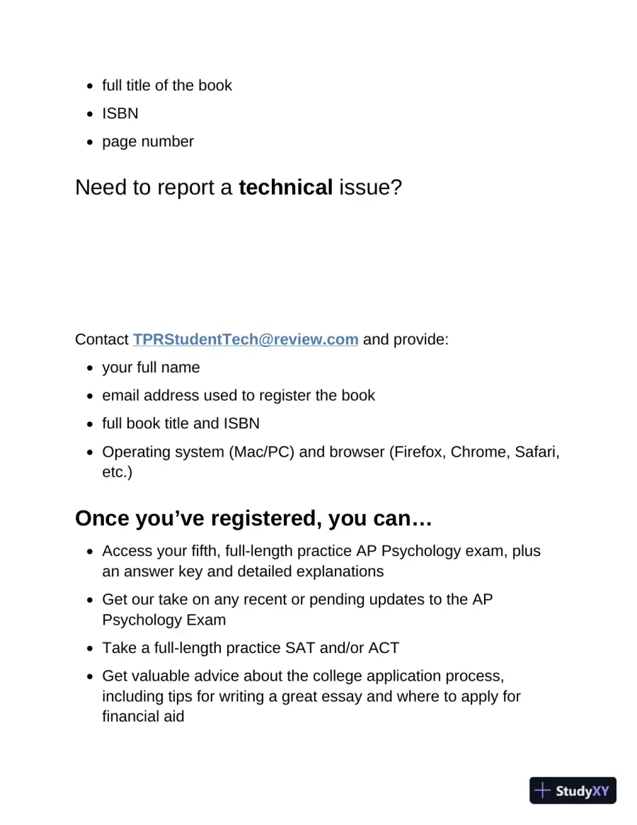 Princeton Review AP Psychology Premium Prep, 2023: 5 Practice Tests + Complete Content Review (2022), page 12