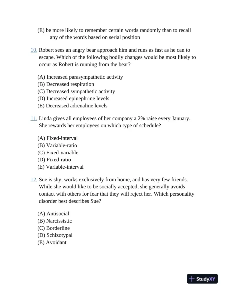 Princeton Review AP Psychology Premium Prep, 2023: 5 Practice Tests + Complete Content Review (2022), page 30