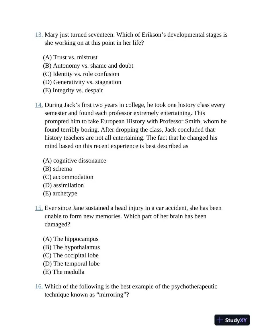 Princeton Review AP Psychology Premium Prep, 2023: 5 Practice Tests + Complete Content Review (2022), page 31