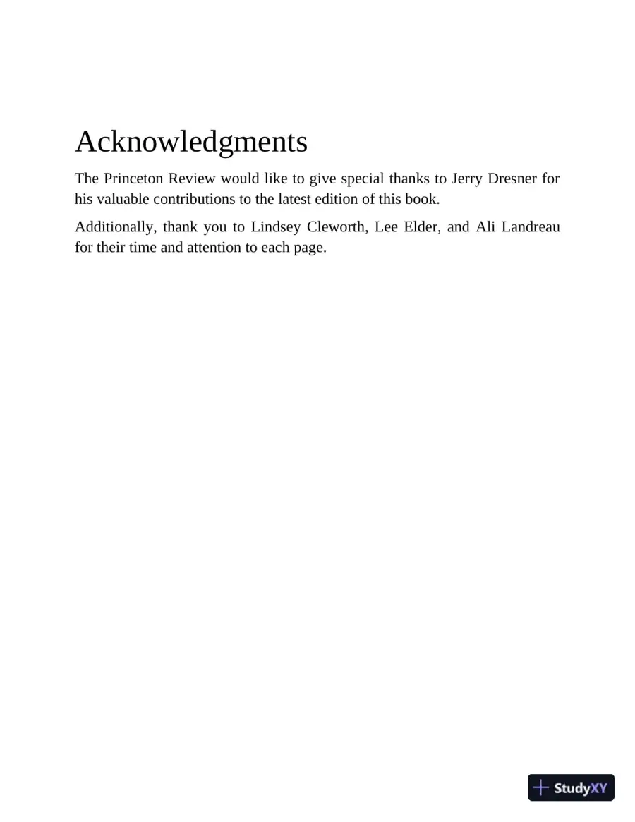 Princeton Review AP Psychology Premium Prep, 2023: 5 Practice Tests + Complete Content Review (2022), page 6