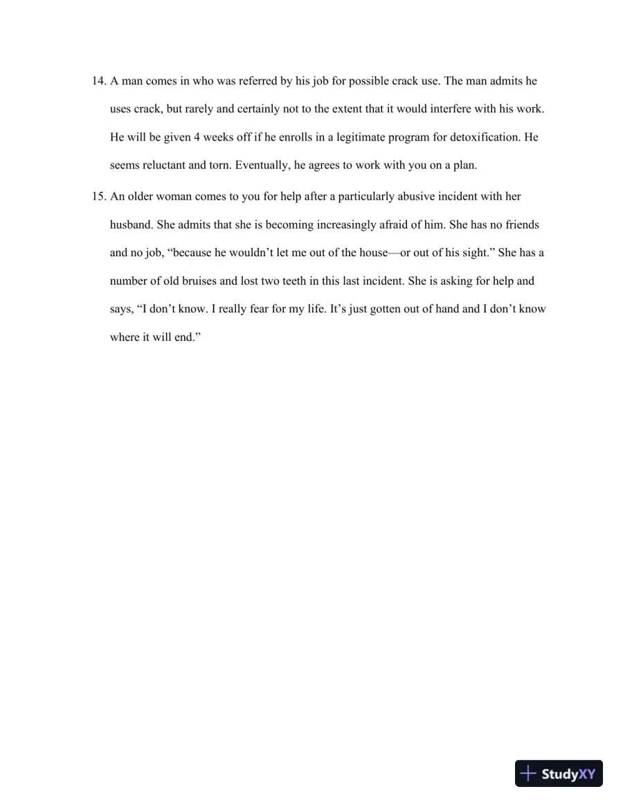 Fundamentals of Case Management Practice: Skills for the Human Services 5th Edition Solution Manual, page 6
