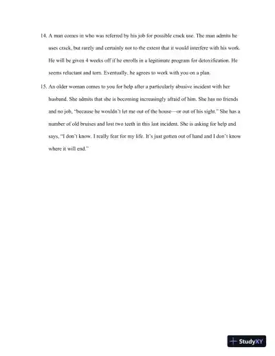 Fundamentals of Case Management Practice: Skills for the Human Services 5th Edition Solution Manual - Page 6 preview image