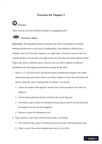 Fundamentals of Case Management Practice: Skills for the Human Services 5th Edition Solution Manual - Page 9 preview image