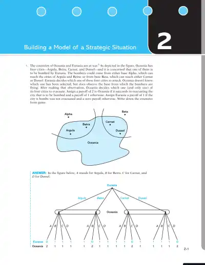 Games, Strategies, and Decision Making Second Edition Solution Manual - Page 1 preview image