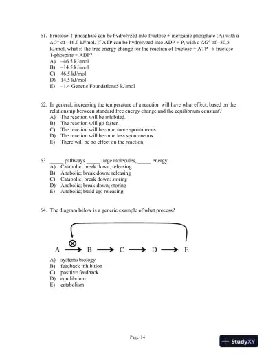 Lehninger Principles of Biochemistry Seventh Edition Test Bank - Page 15 preview image
