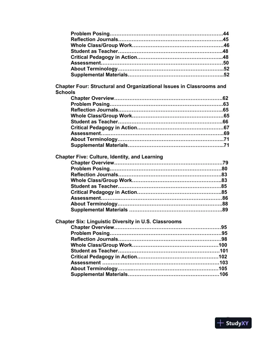Solution Manual for Affirming Diversity: The Sociopolitical Context of Multicultural Education , 7th Edition, page 4