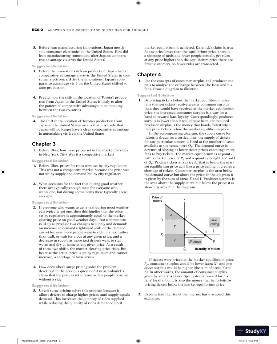 Microeconomics: Fourth Edition Solution Manual, page 3