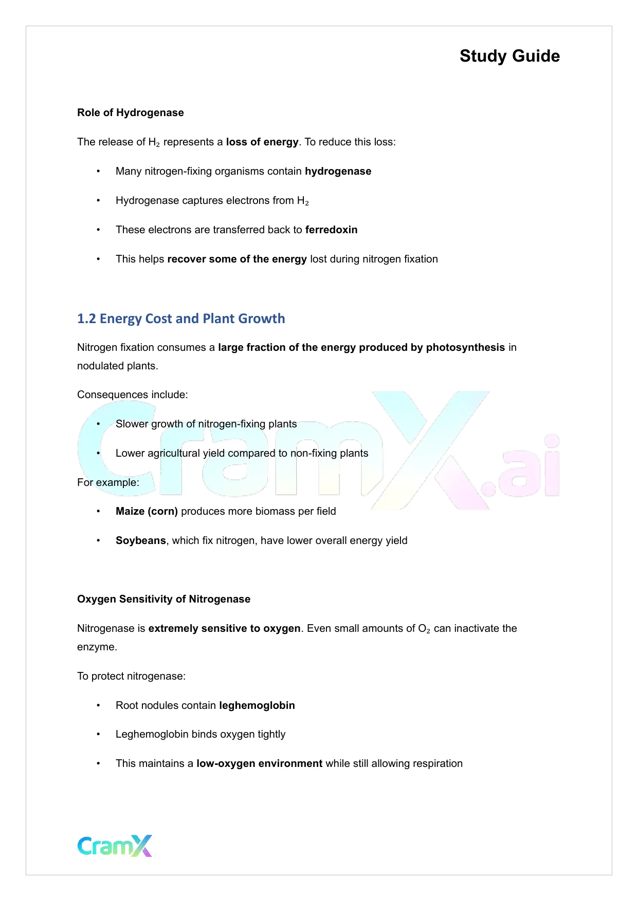 Biochemistry-II - Nitrogen Fixation, Assimilation, Elimination - Page 3 preview image