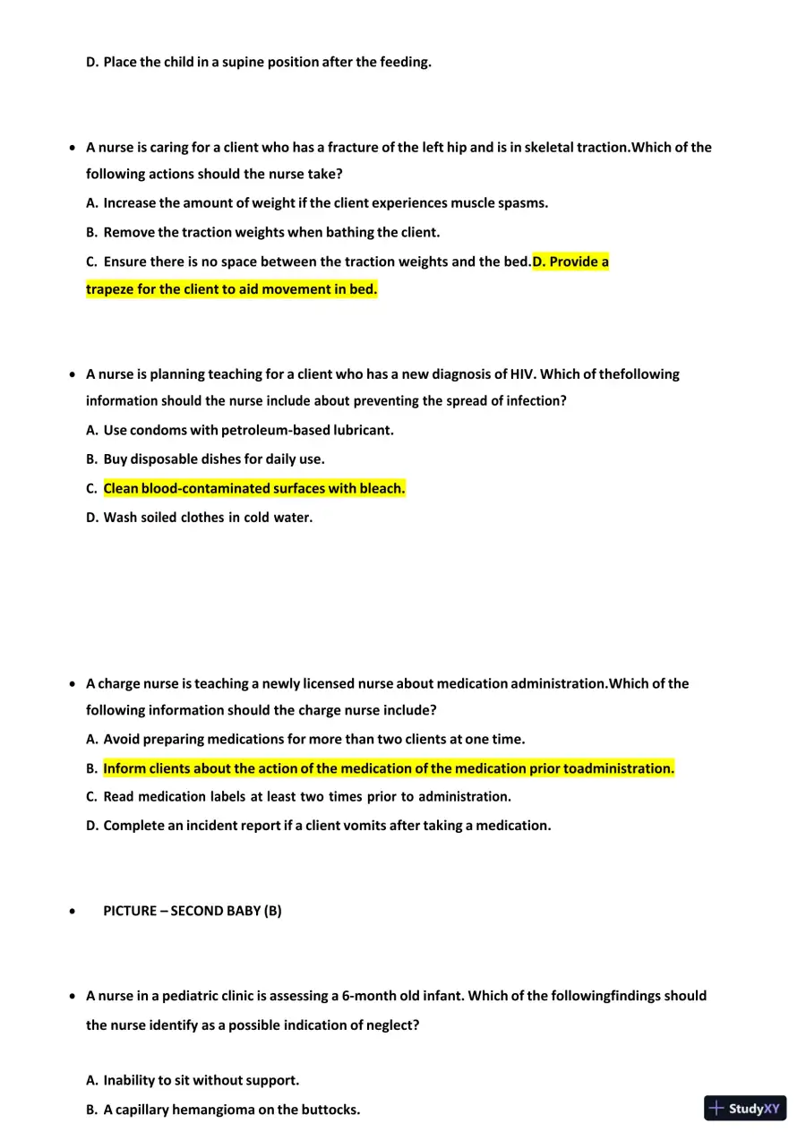 2022-2023 ATI RN Comp Comprehensive, Predictor Exam With Answers (173 Solved Questions), page 13