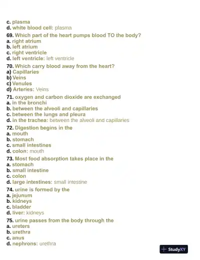 Pharmacology Aide Test With Answers (315 Solved Questions) - Page 13 preview image
