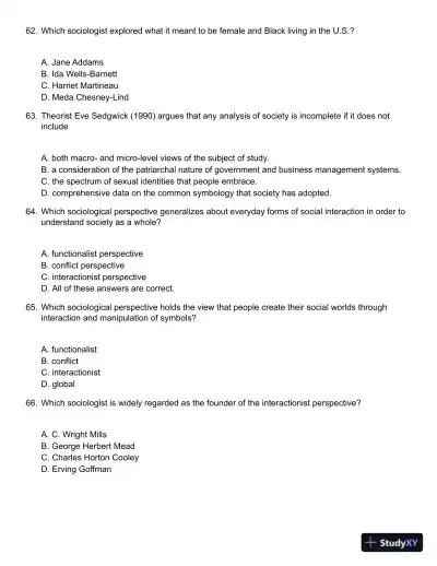 Sociology in Modules 1st Edition Test Bank - Page 14 preview image