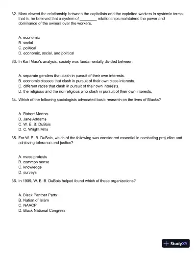 Sociology in Modules 1st Edition Test Bank - Page 8 preview image