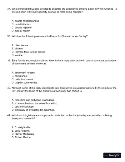 Sociology in Modules 1st Edition Test Bank - Page 9 preview image