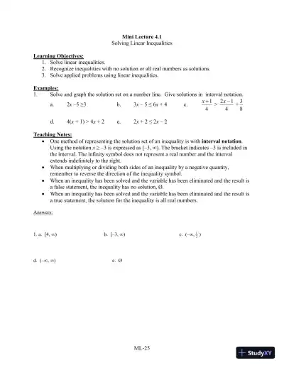 Test Bank for Algebra for College Students, 8th Edition - Page 31 preview image
