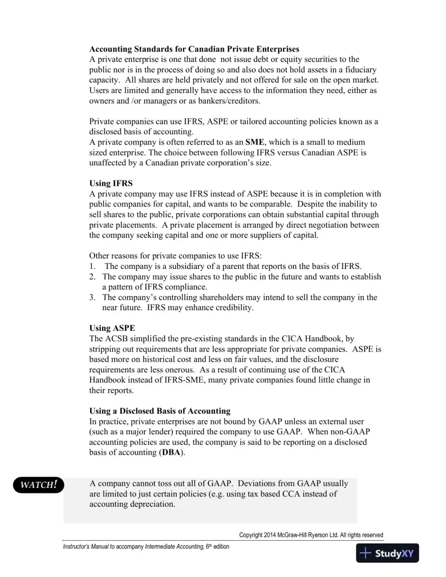 Intermediate Accounting Volume 1, Sixth Canadian Edition Lecture Notes, page 4